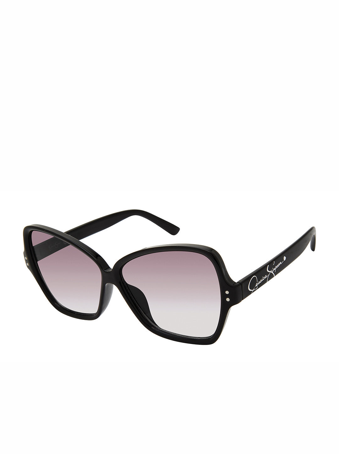 Jessica Simpson Accessories Stylish Butterfly Sunglasses in Black