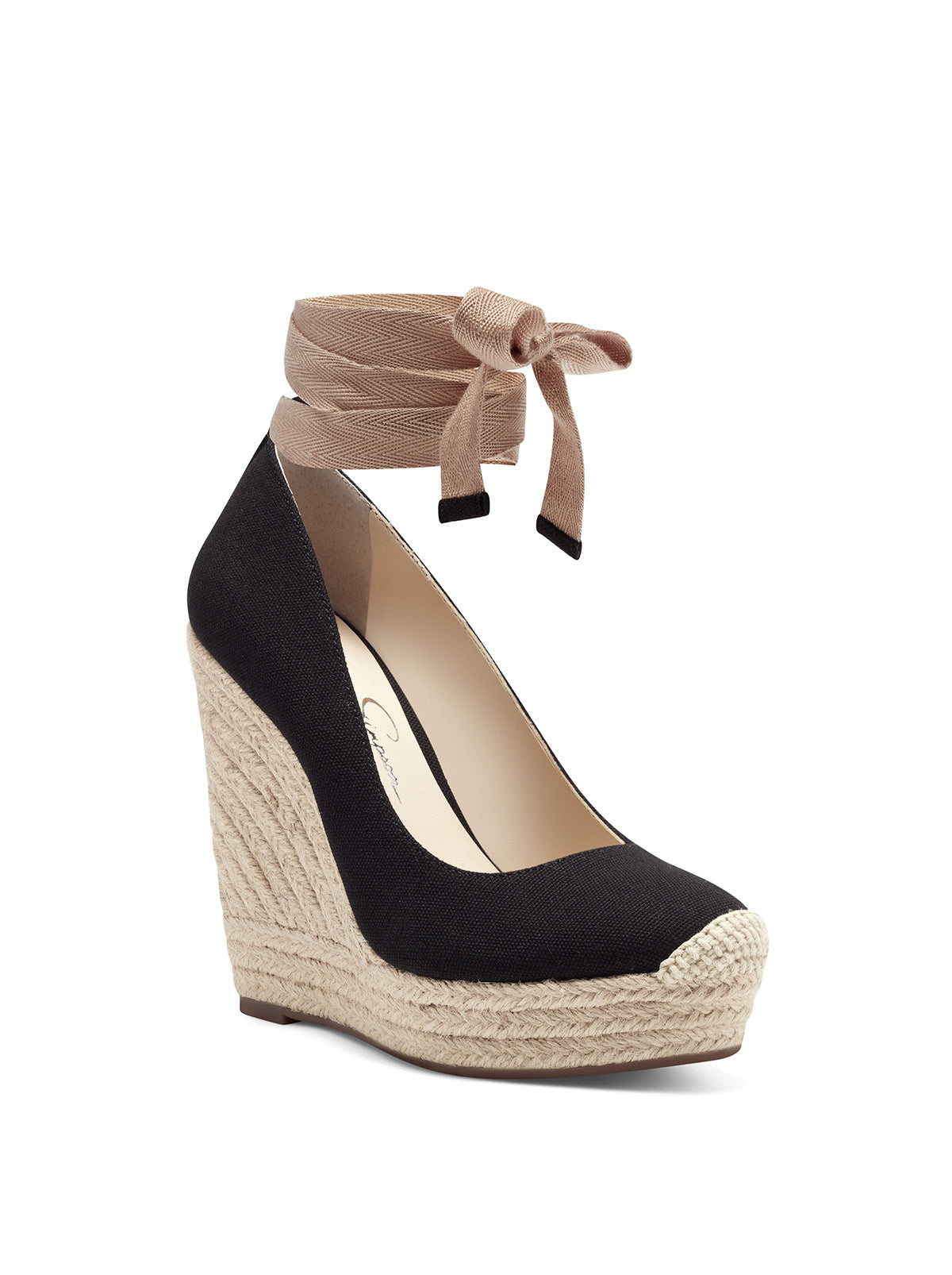 Jessica Simpson Women Zexie Platform Wedge in Black