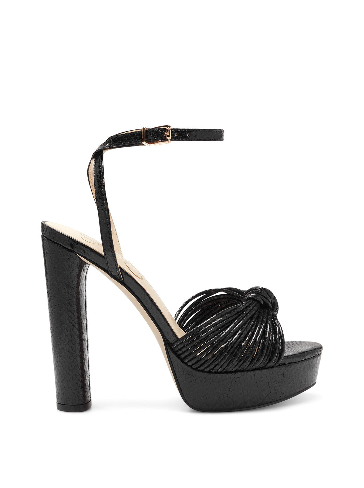 Jessica Simpson Women Immie Platform Sandal in Black Snake
