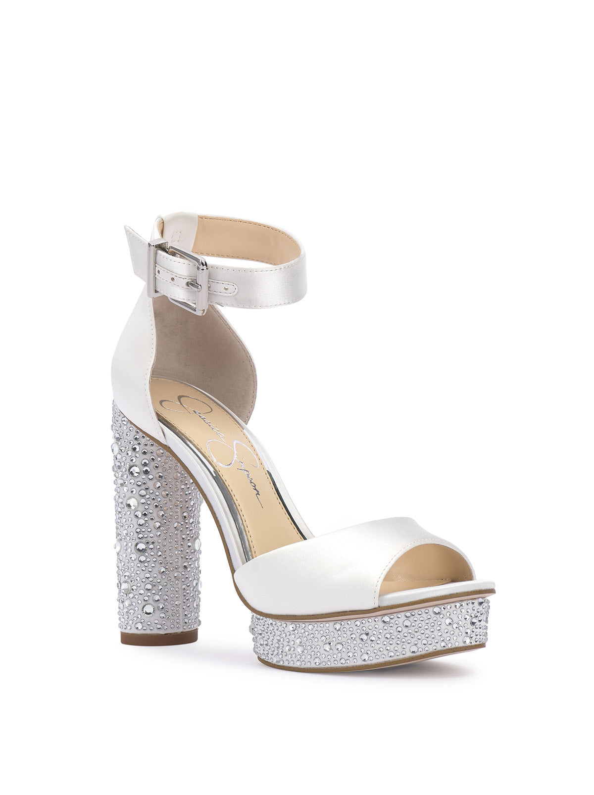 Jessica Simpson Women Everyn High Heel in Bridal White