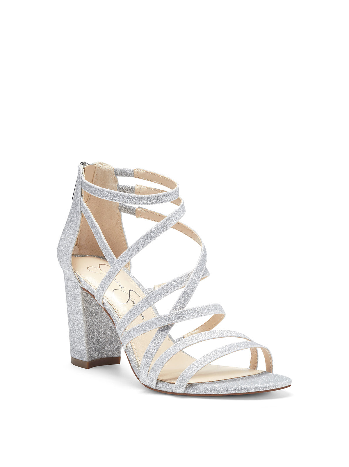 Jessica Simpson Women Stassey Sandal in Silver