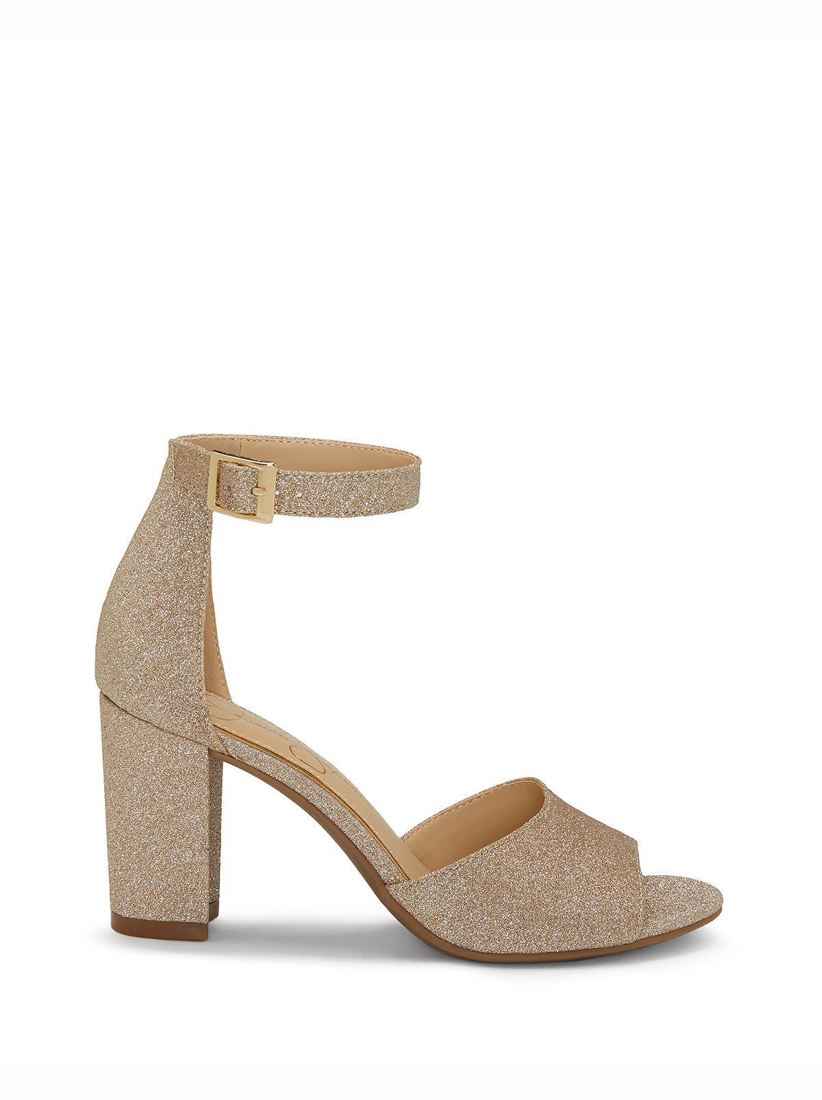 Jessica Simpson Women Sherron Sandal in Champagne
