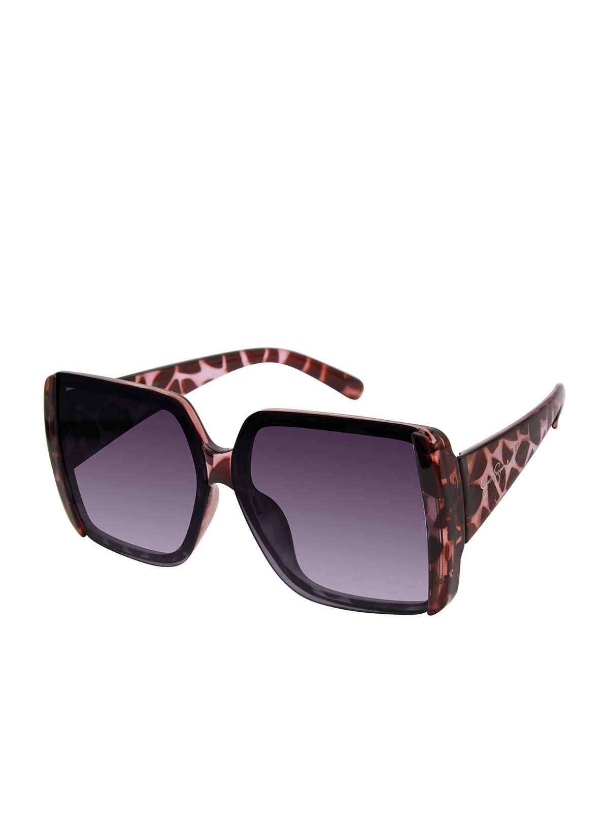 Jessica Simpson Accessories Oversized Glamorous Square Sunglasses in Tortoise