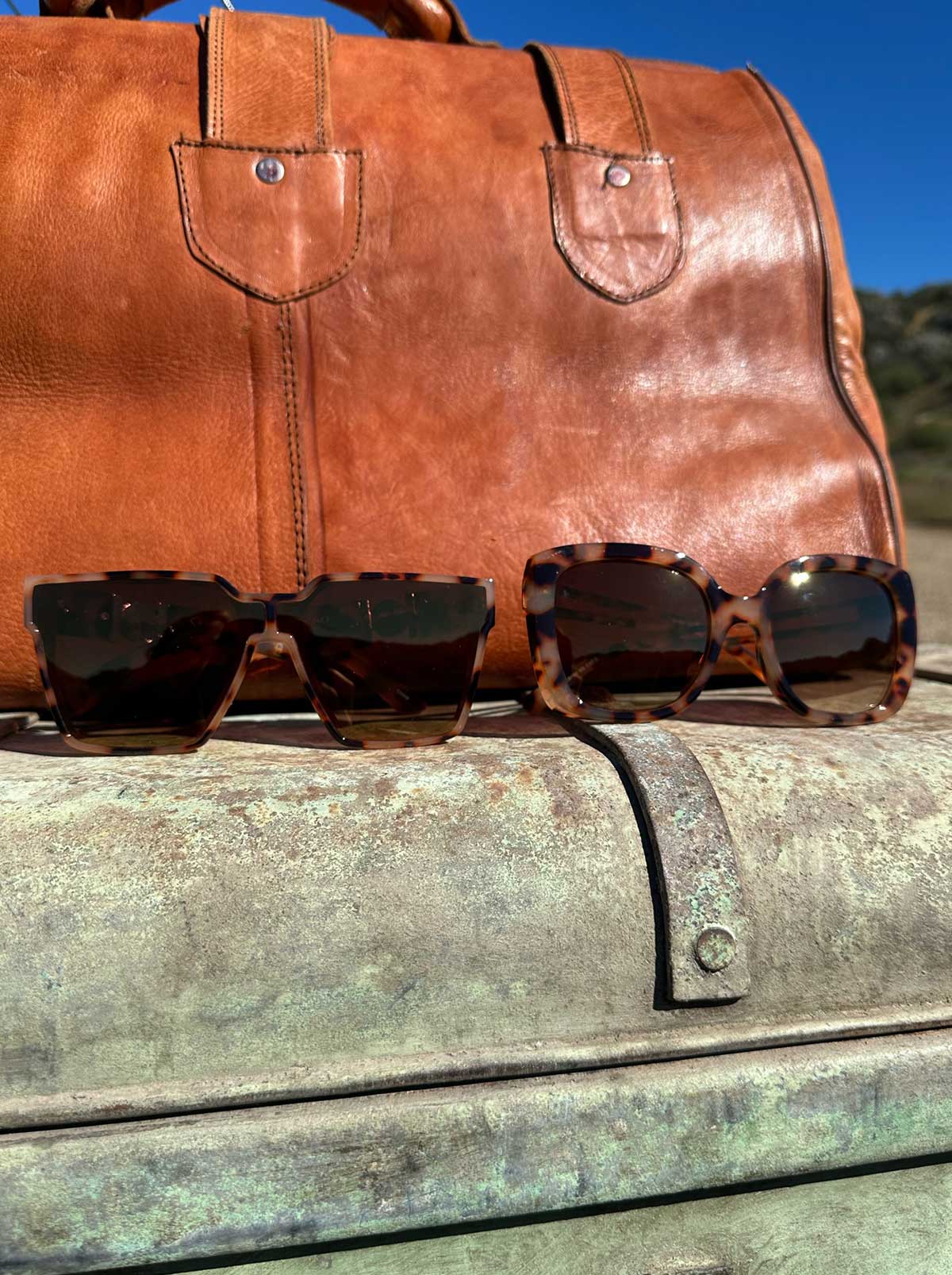 Jessica Simpson Accessories Glamorous Cat Eye Vented Temple Sunglasses in Tortoise