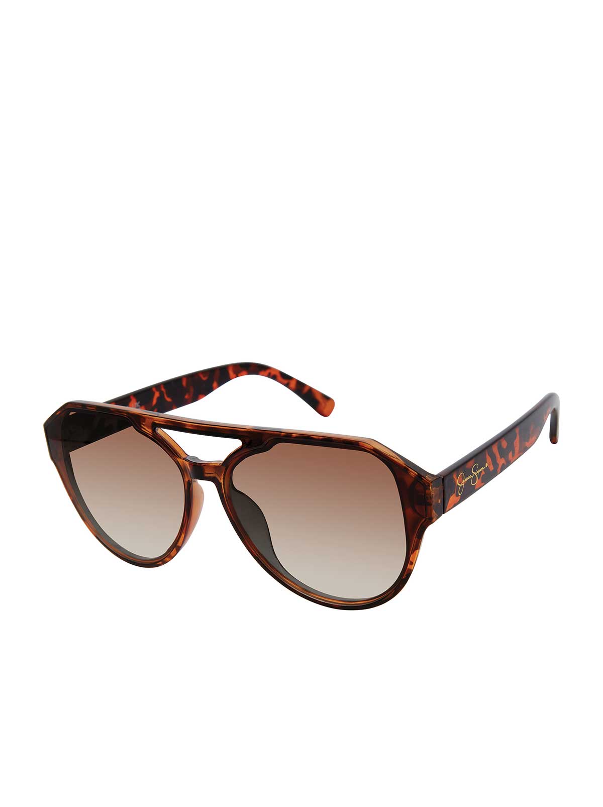 Jessica Simpson Accessories Aviator Sunglasses in Tortoise