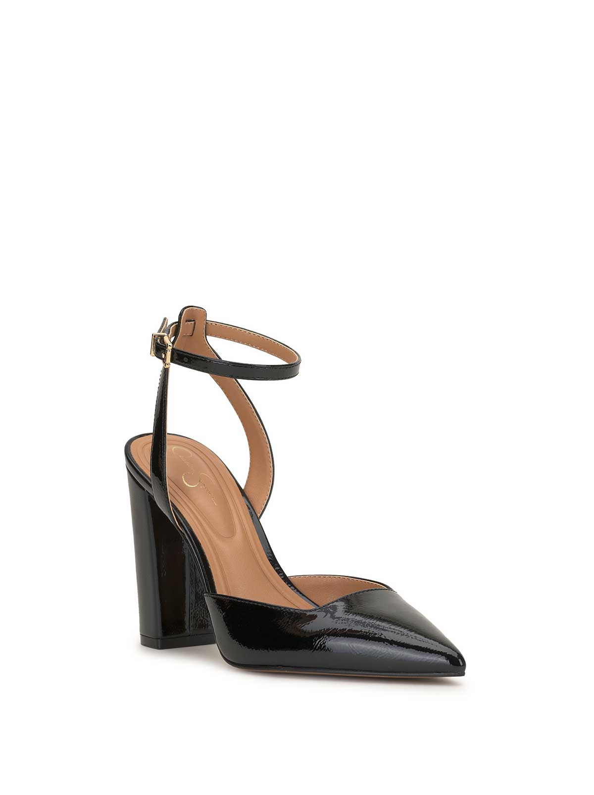 Jessica Simpson Women Nazela Pump in Black Patent