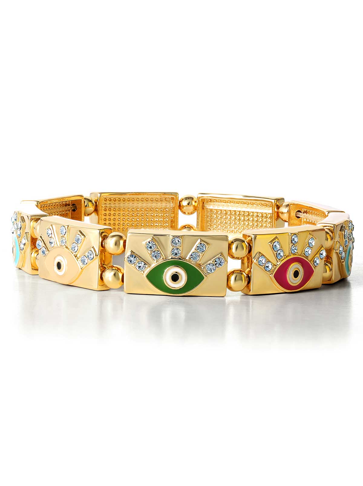 Jessica Simpson Accessories Evil Eye Stretch Bracelet