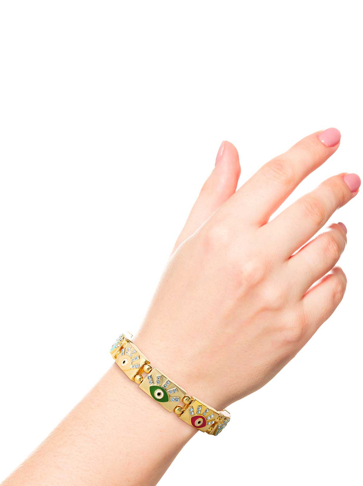 Jessica Simpson Accessories Evil Eye Stretch Bracelet