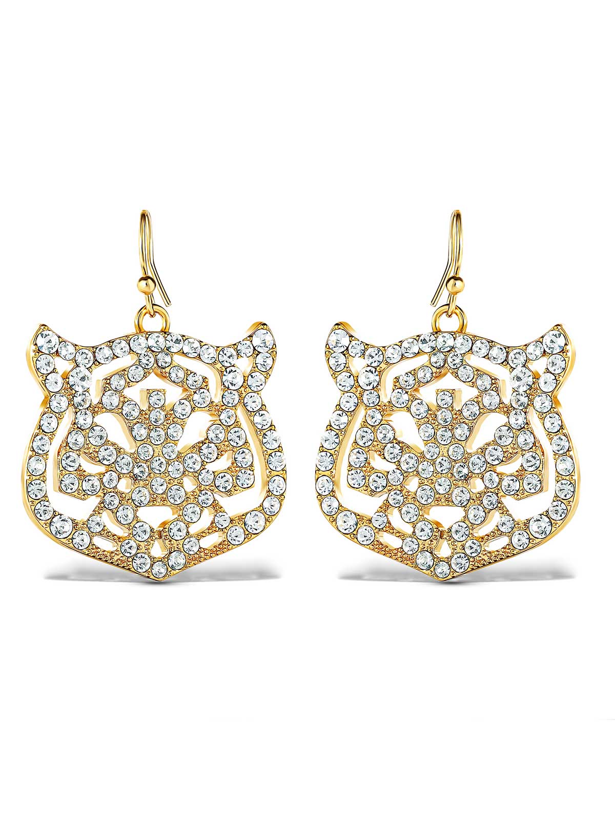 Jessica Simpson Accessories Tiger Drop Earrings