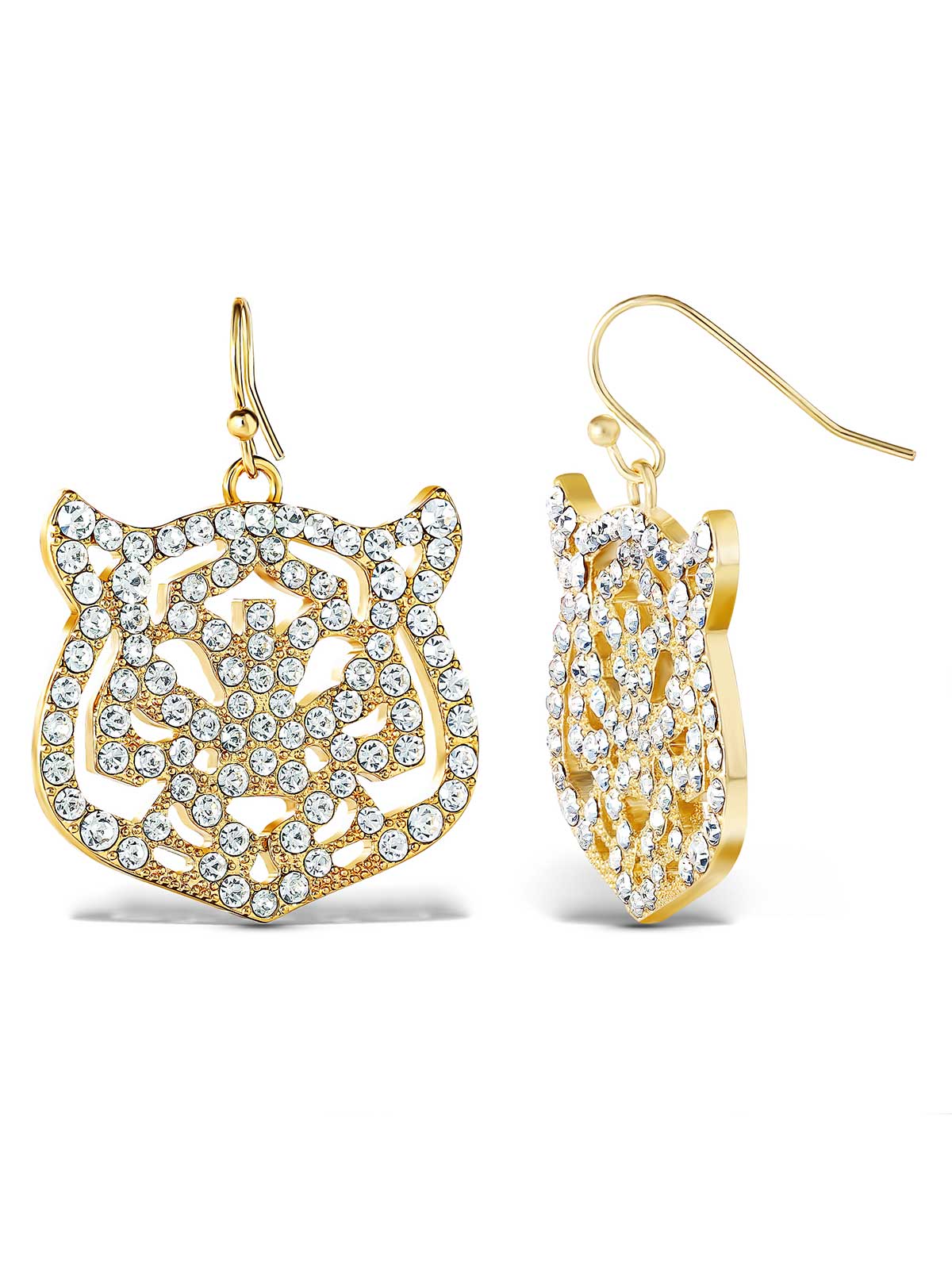 Jessica Simpson Accessories Tiger Drop Earrings