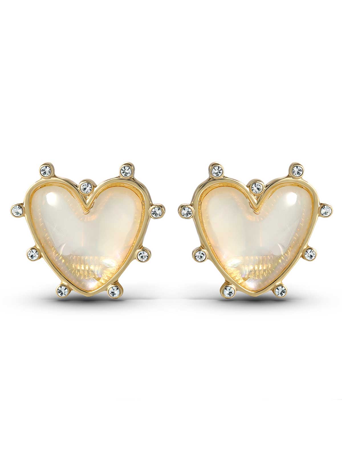 Jessica Simpson Accessories Heart Stud Earrings
