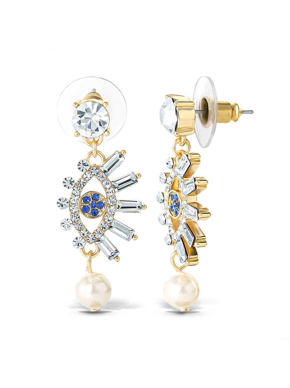 Jessica Simpson Accessories Evil Eye Dangle Earrings