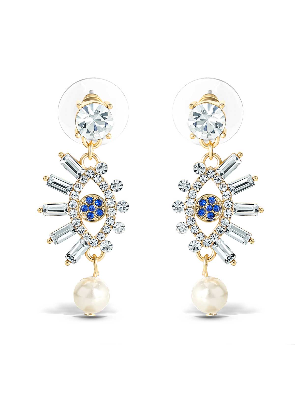 Jessica Simpson Accessories Evil Eye Dangle Earrings