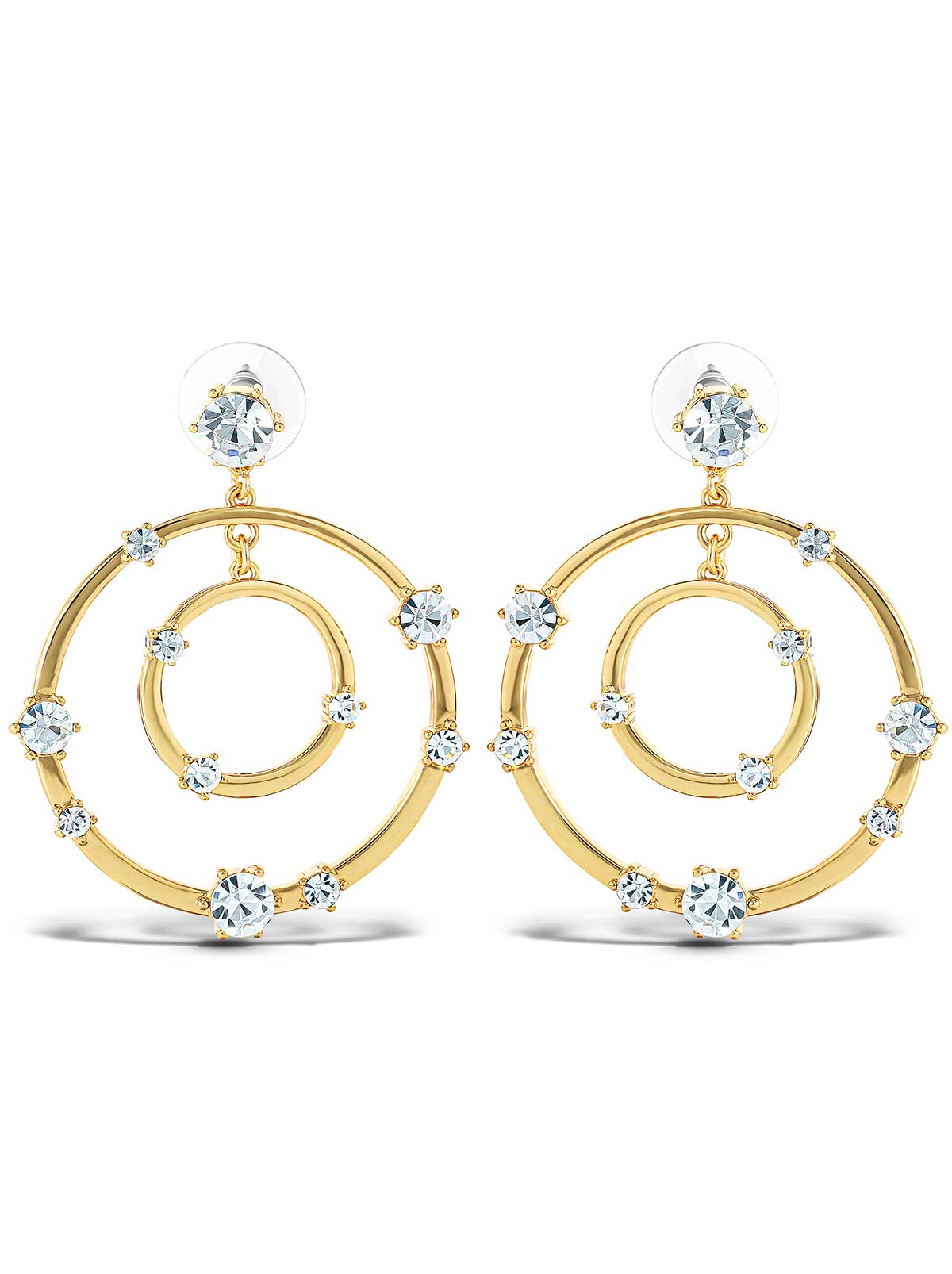 Jessica Simpson Accessories Orbital Crystal Drop Earrings