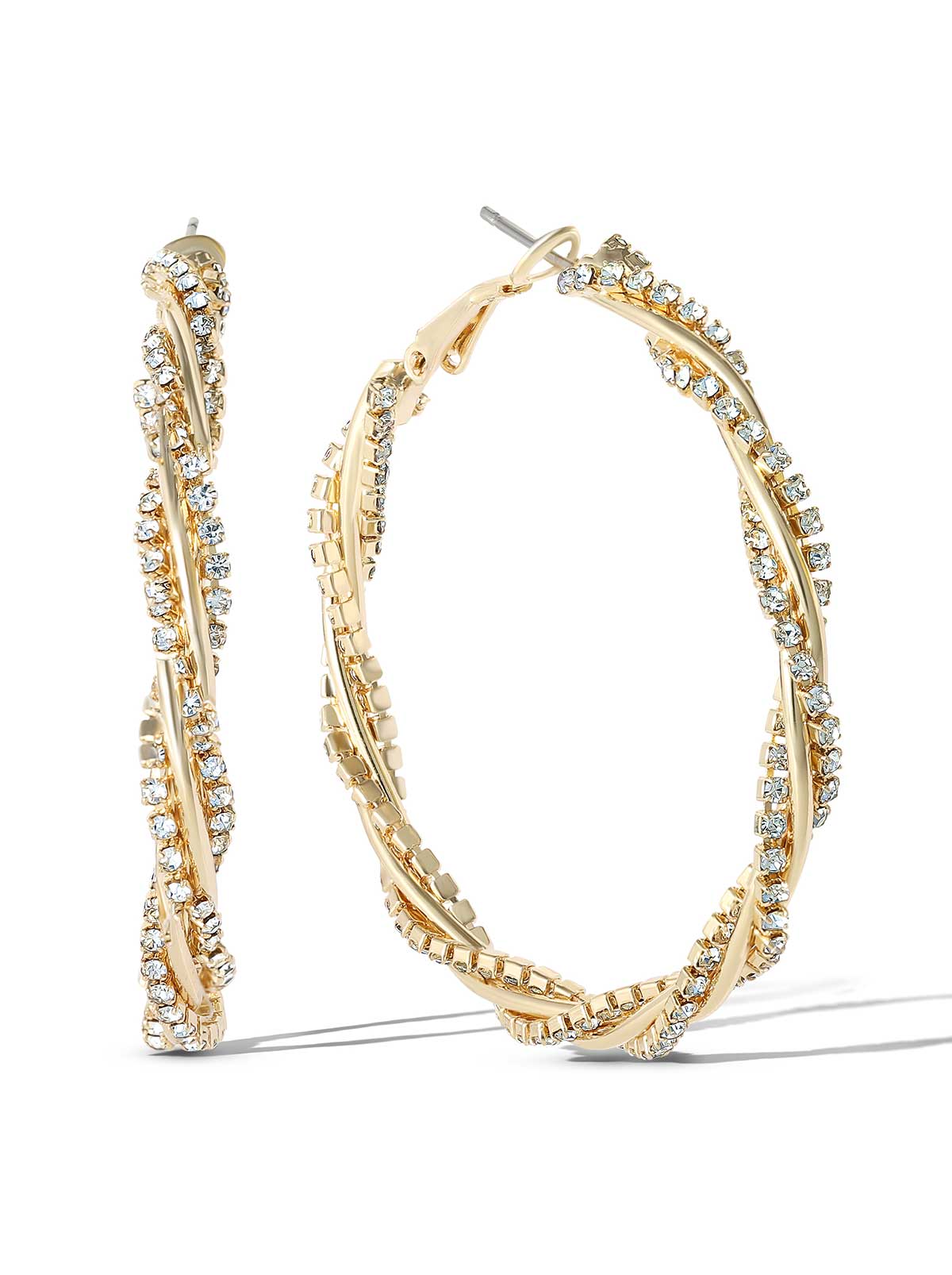 Jessica Simpson Accessories Spiral Hoop Earrings
