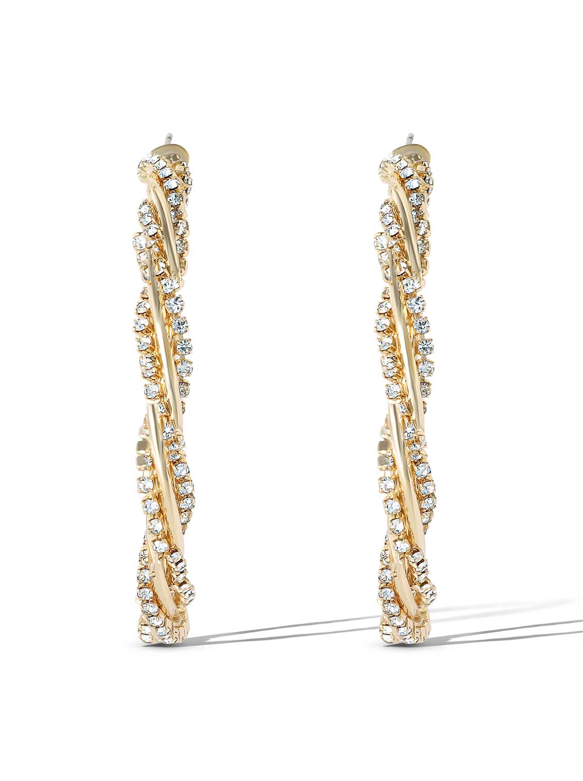 Jessica Simpson Accessories Spiral Hoop Earrings
