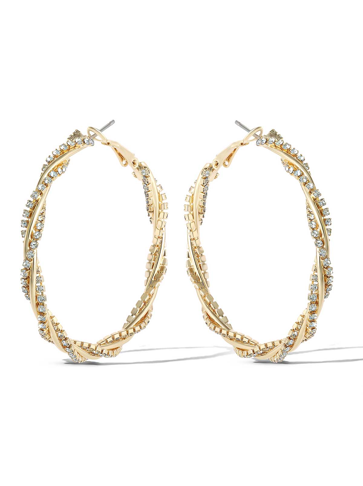 Jessica Simpson Accessories Spiral Hoop Earrings