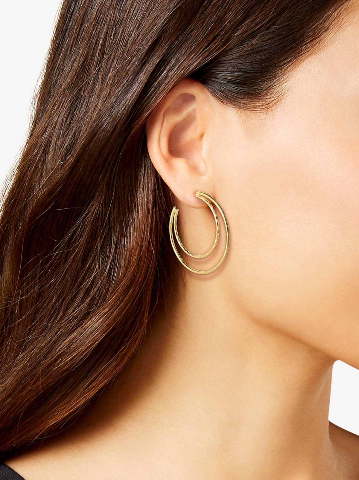 Jessica Simpson Accessories Double Hoop Earrings
