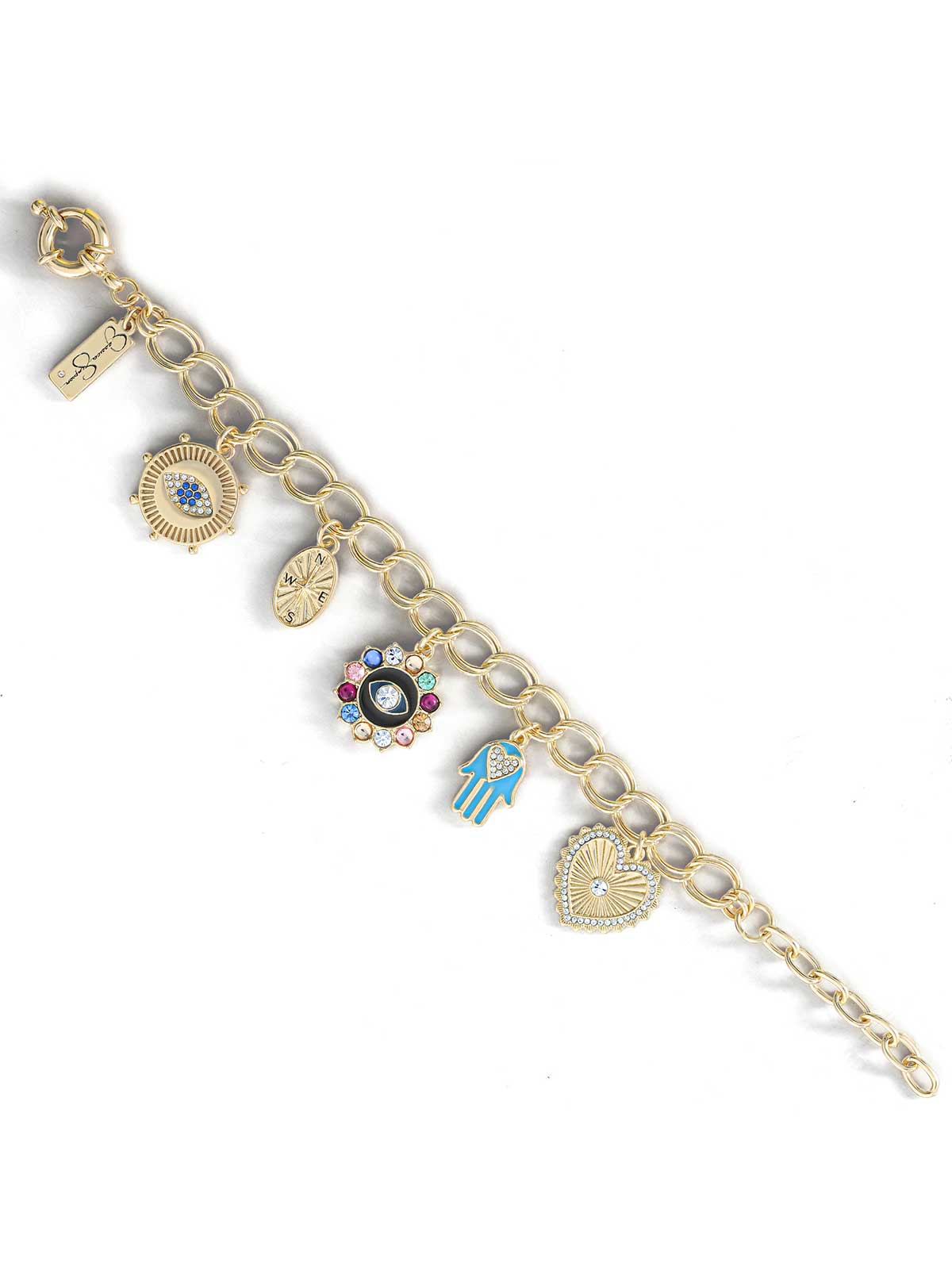 Jessica Simpson Accessories Evil Eye Charm Bracelet