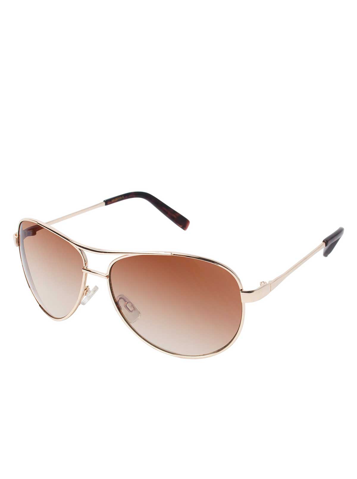 Jessica Simpson Accessories Iconic Aviator Pilot Sunglasses with Bifocal Readers in Gold