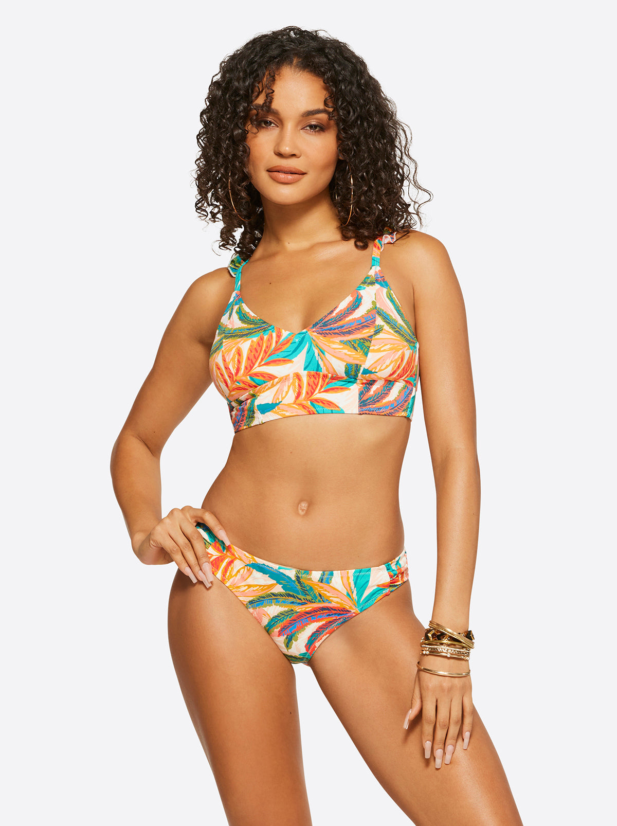 Jessica Simpson Women Rio Palma Cropped Cami in Multi