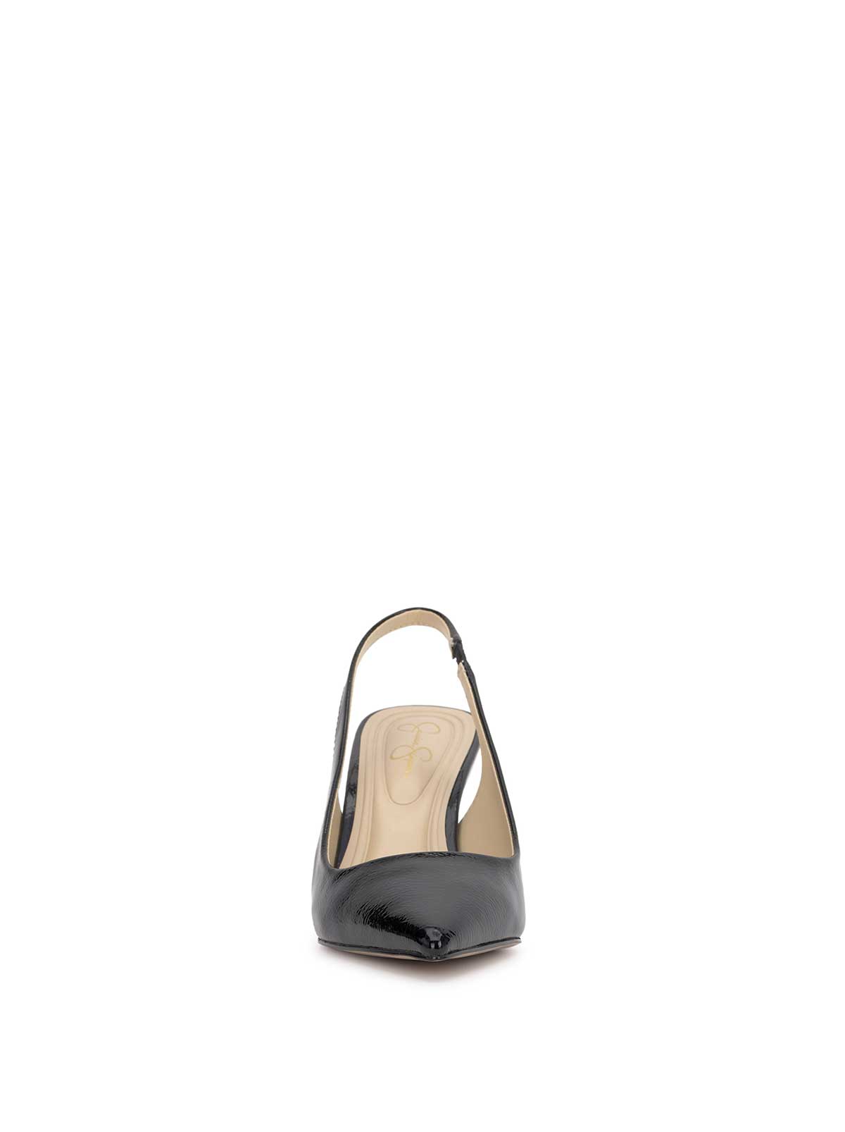 Jessica Simpson Women Souli Sling Back Heel in Black Patent
