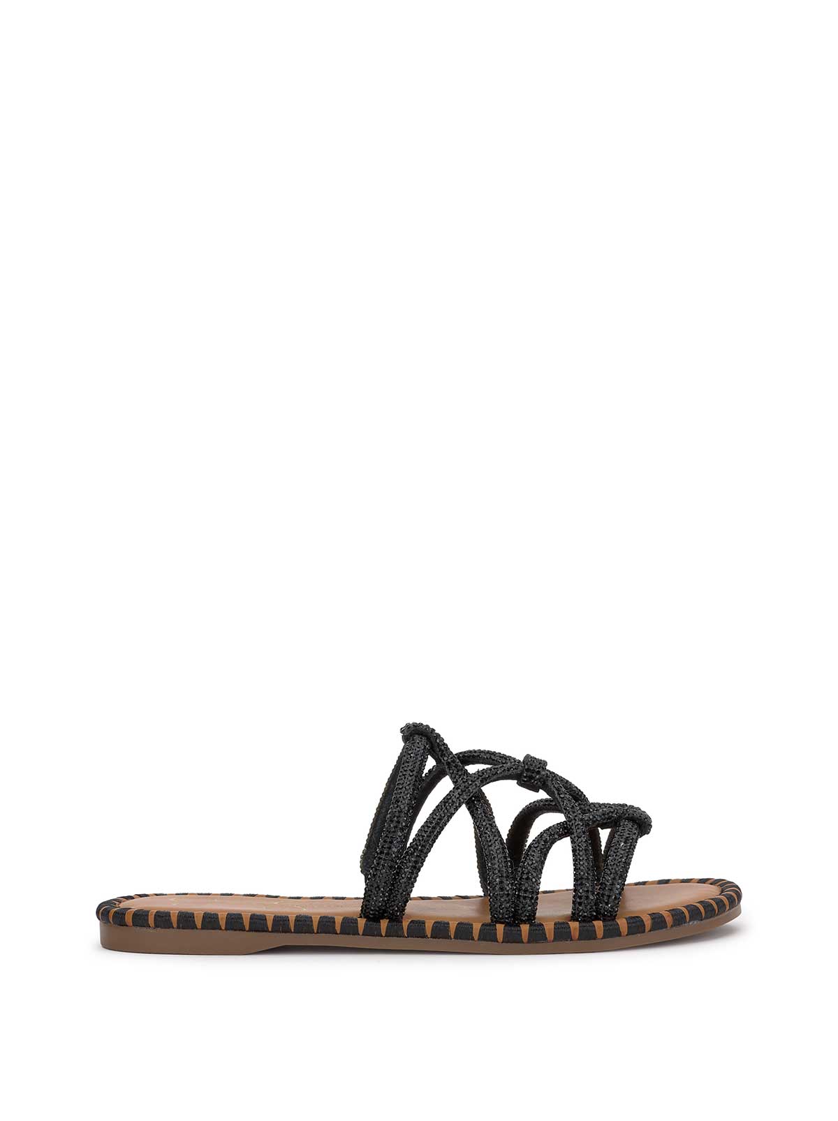 Jessica Simpson Women Briellea Embellished Sandal in Black