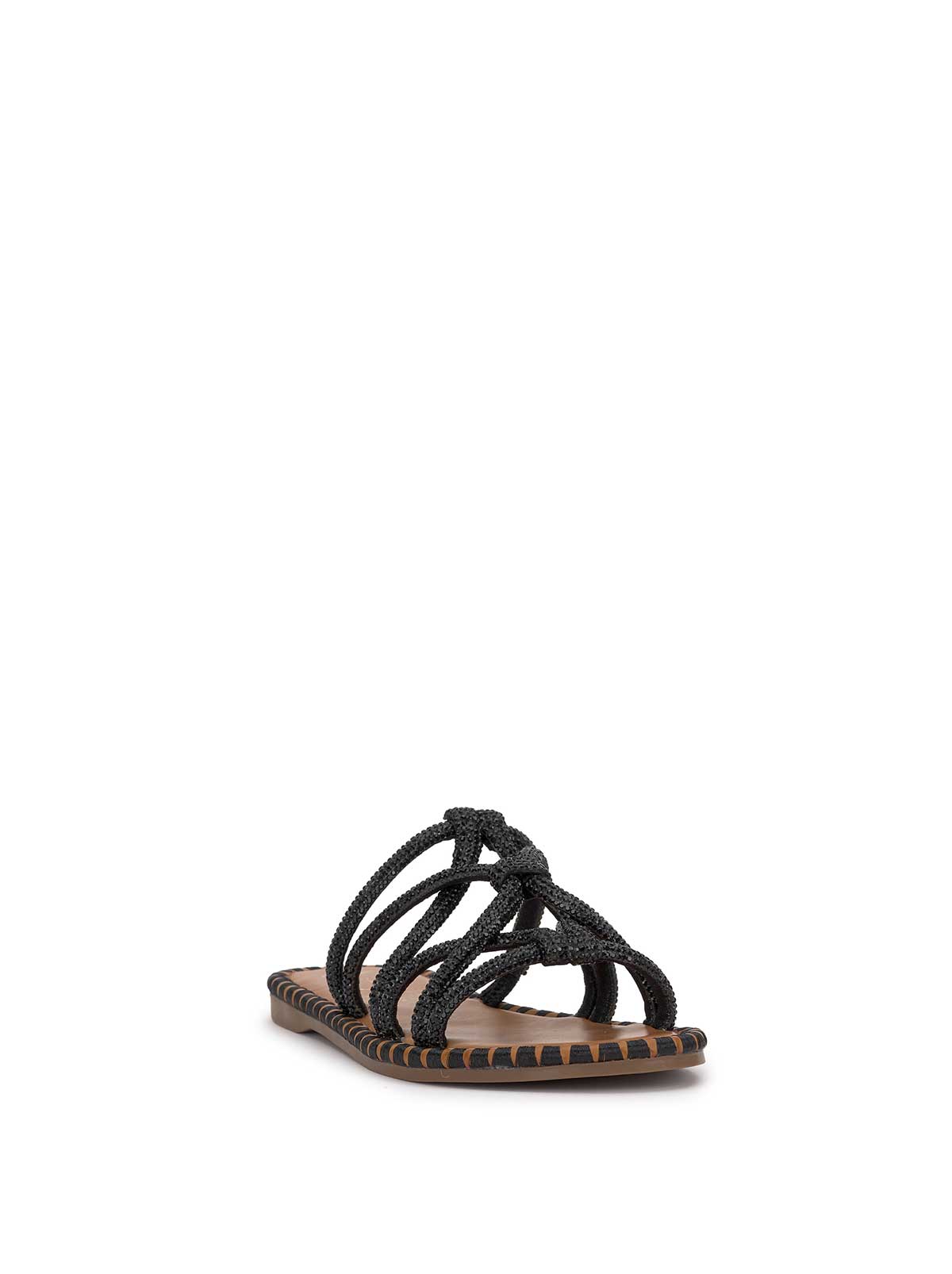 Jessica Simpson Women Briellea Embellished Sandal in Black