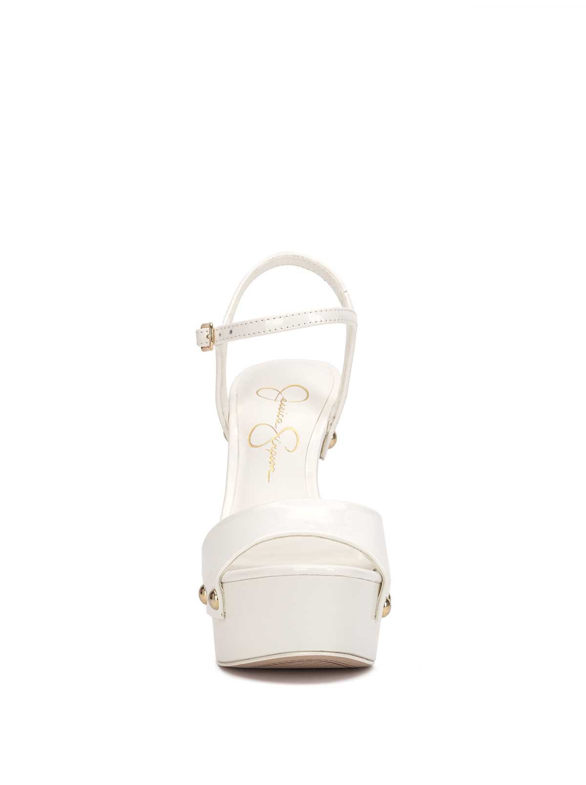 Jessica Simpson Women Calenta Studded Platform in White