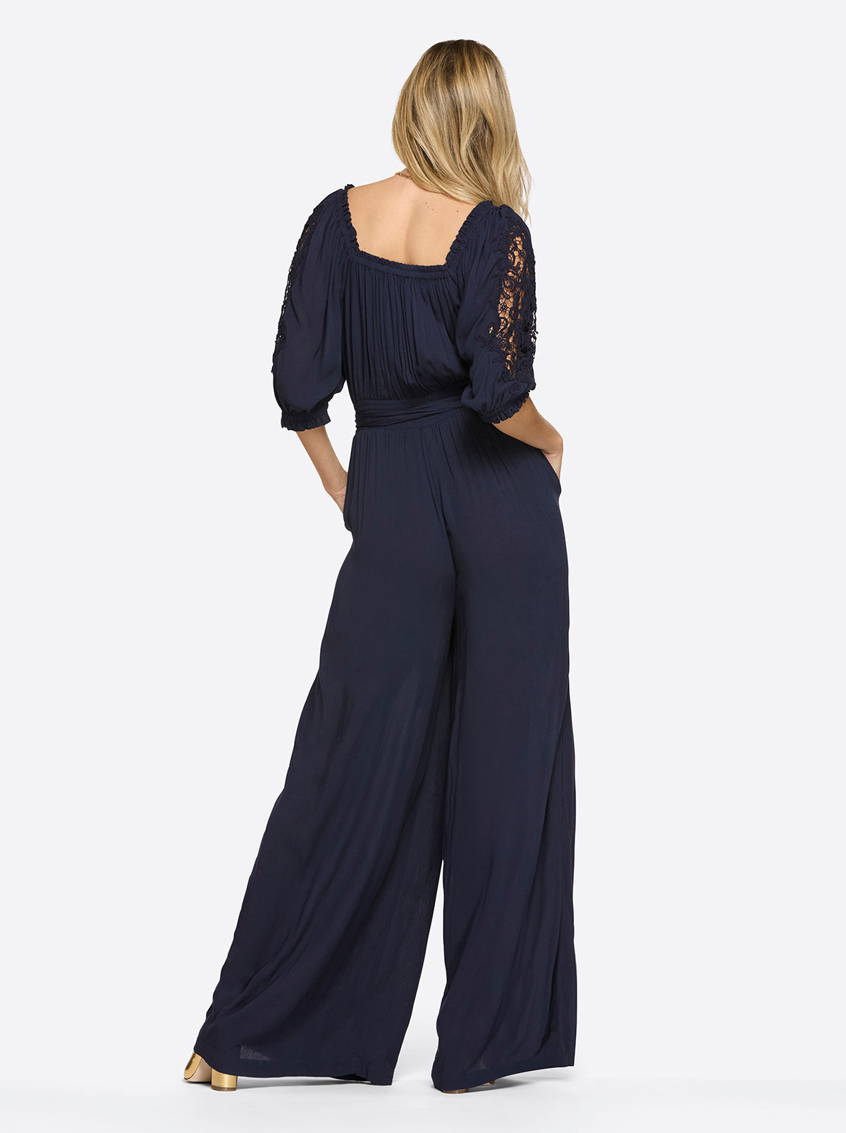 Jessica Simpson Women Nadia Jumpsuit in Night Sky