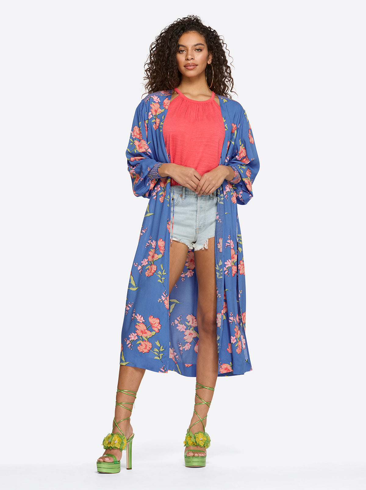 Jessica Simpson Women Amalia Kimono in Happy Floret