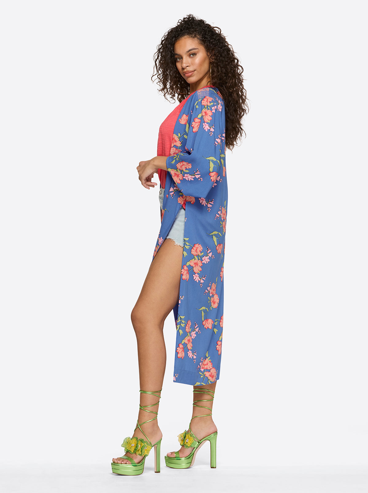 Jessica Simpson Women Amalia Kimono in Happy Floret