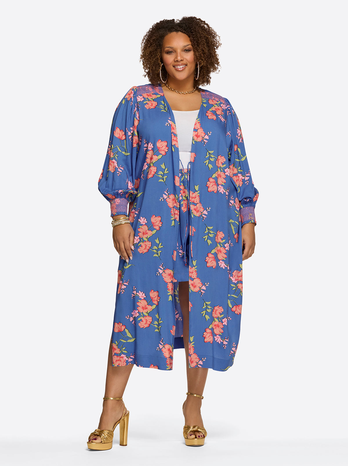 Jessica Simpson Women Amalia Kimono in Happy Floret