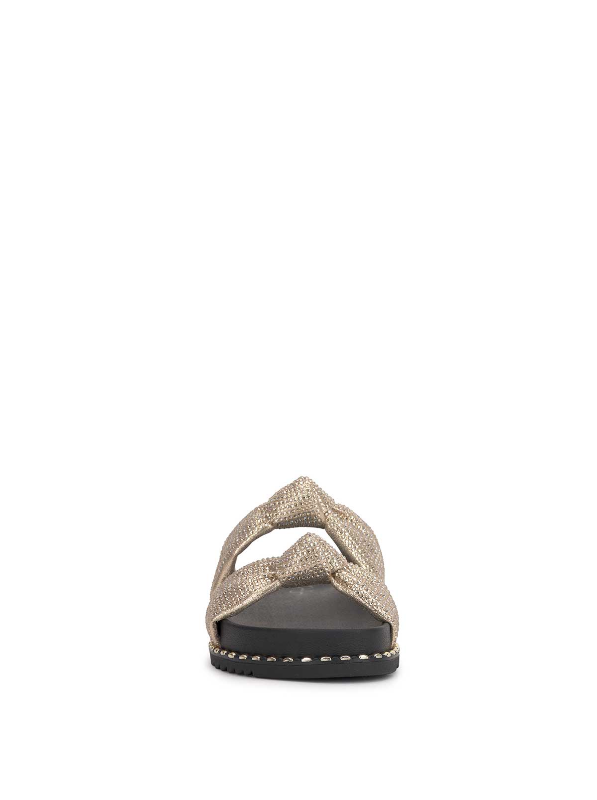 Jessica Simpson Women Caralyna Flat Sandal in Champagne