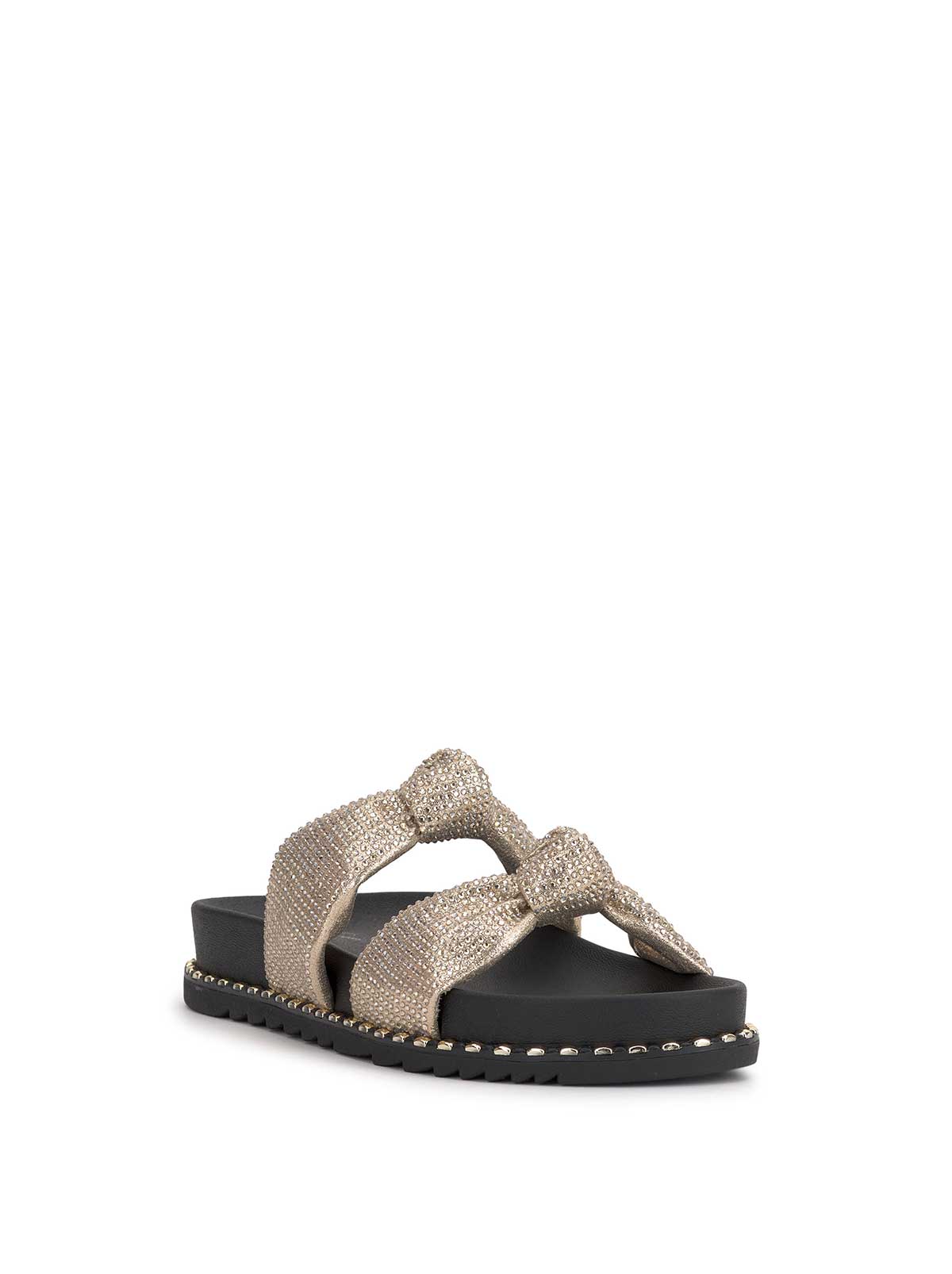 Jessica Simpson Women Caralyna Flat Sandal in Champagne