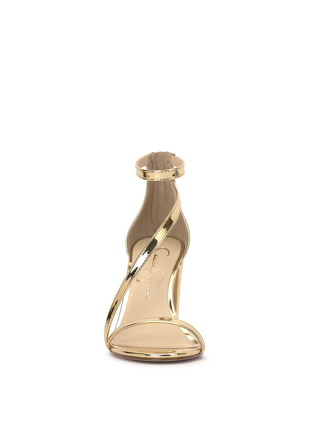 Jessica Simpson Women Sloyan High Heel Sandal in Gold