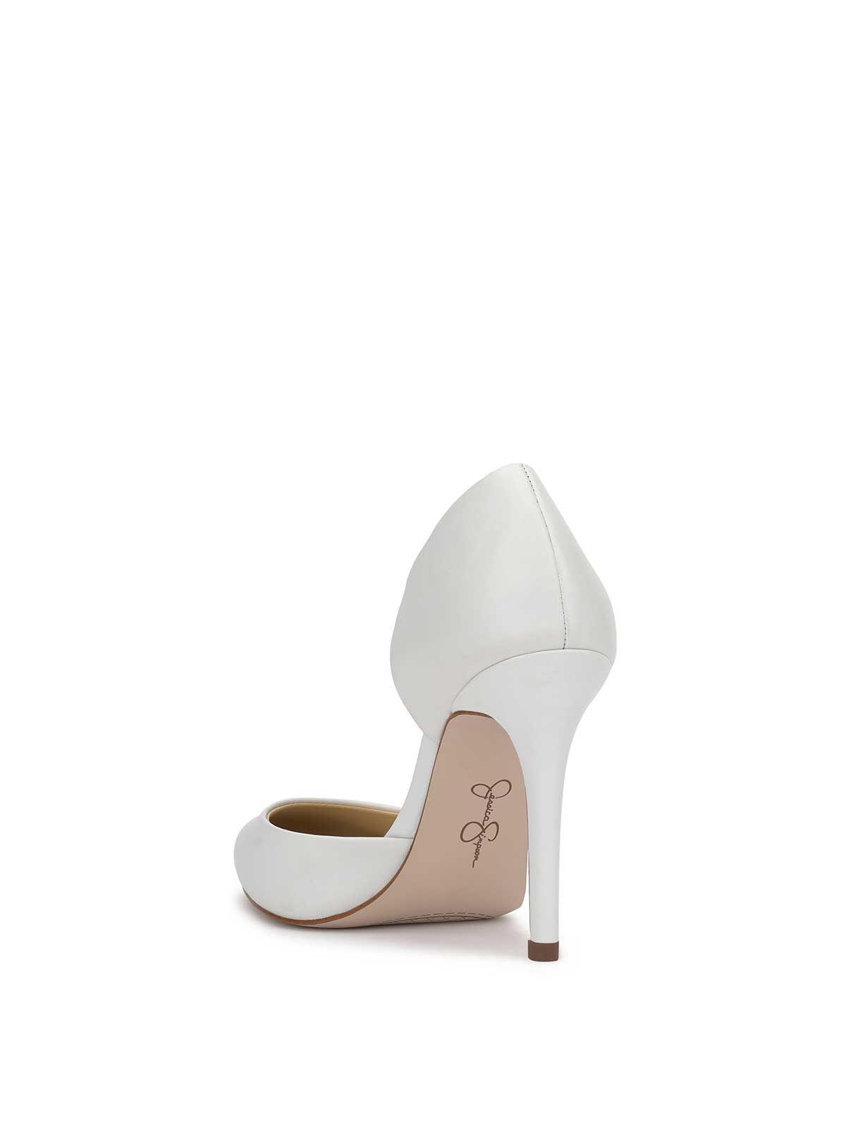 Jessica Simpson Women Prizma D'Orsay Pump in Bright White