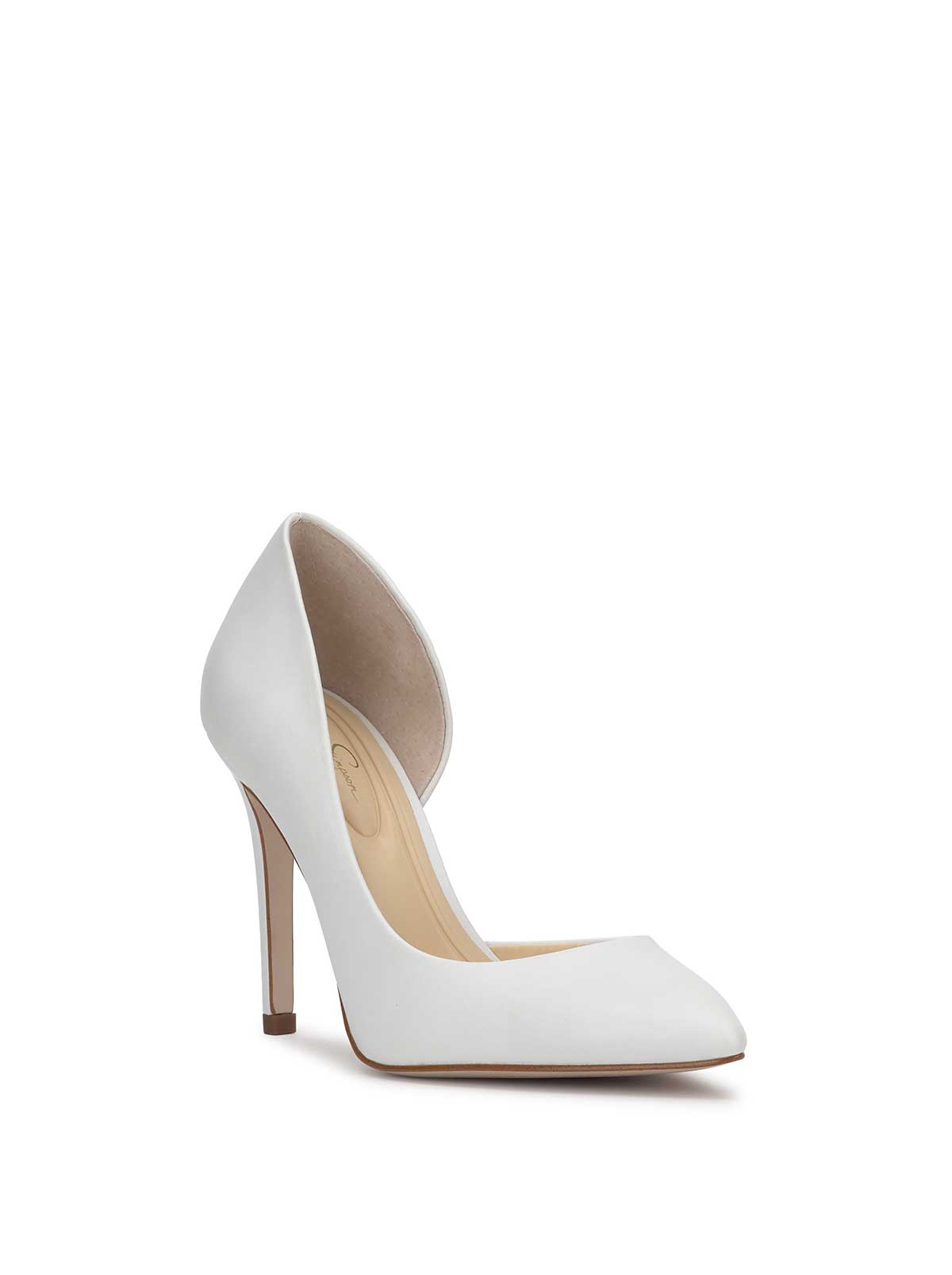 Jessica Simpson Women Prizma D'Orsay Pump in Bright White