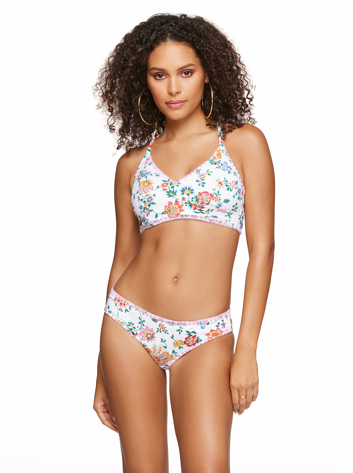 Jessica Simpson Women Cropped Cami in In Stitches