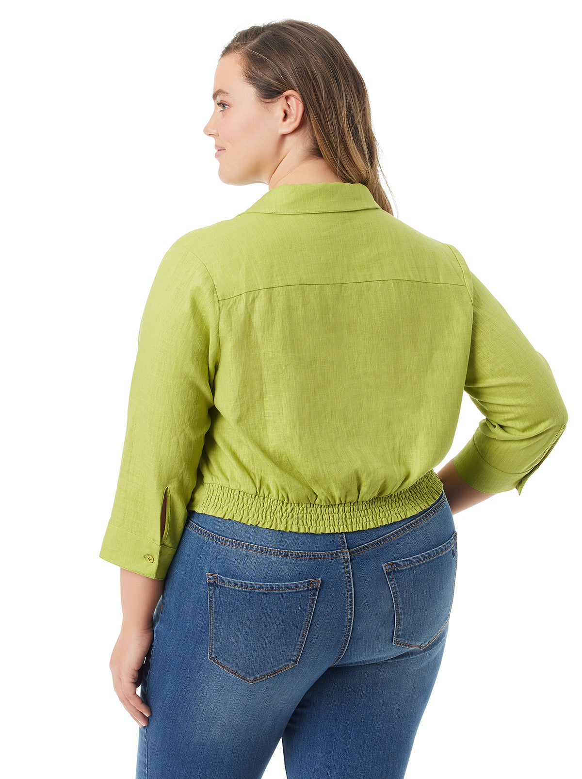 Jessica Simpson Women Soley Tie Front Top in Pickled Pepper