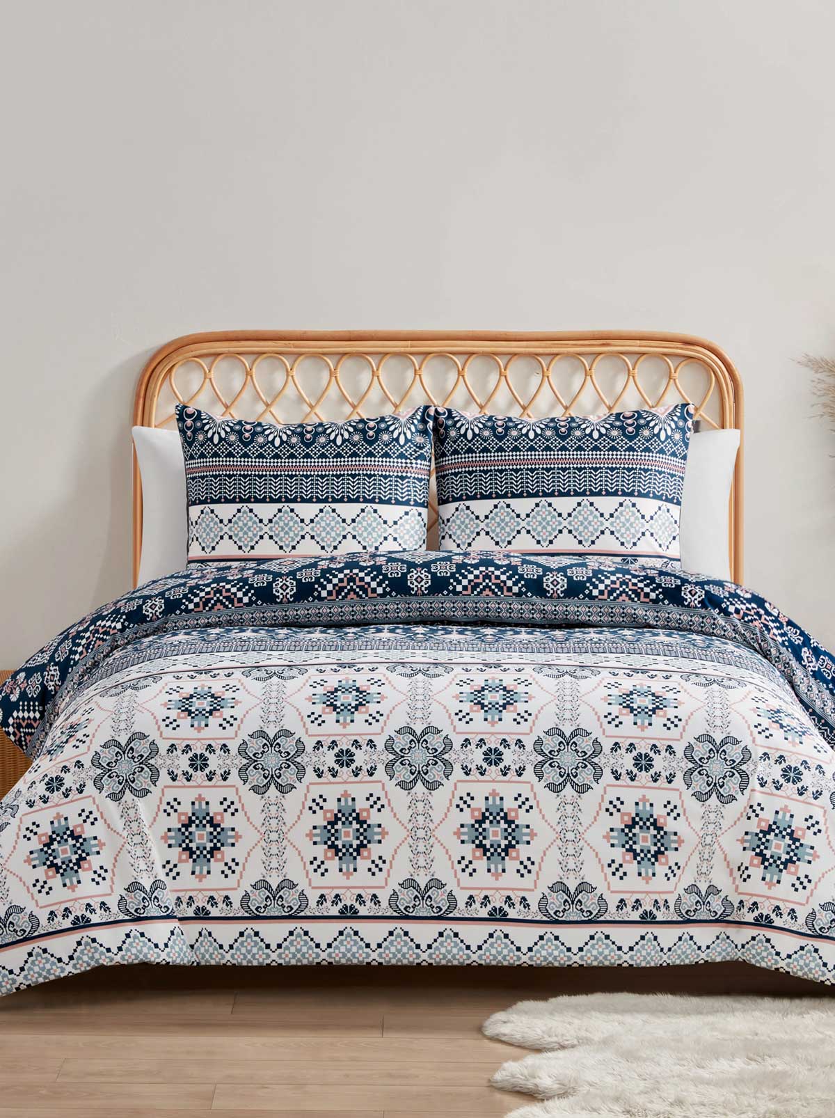 Jessica Simpson Home Boho Print Duvet Cover  Set