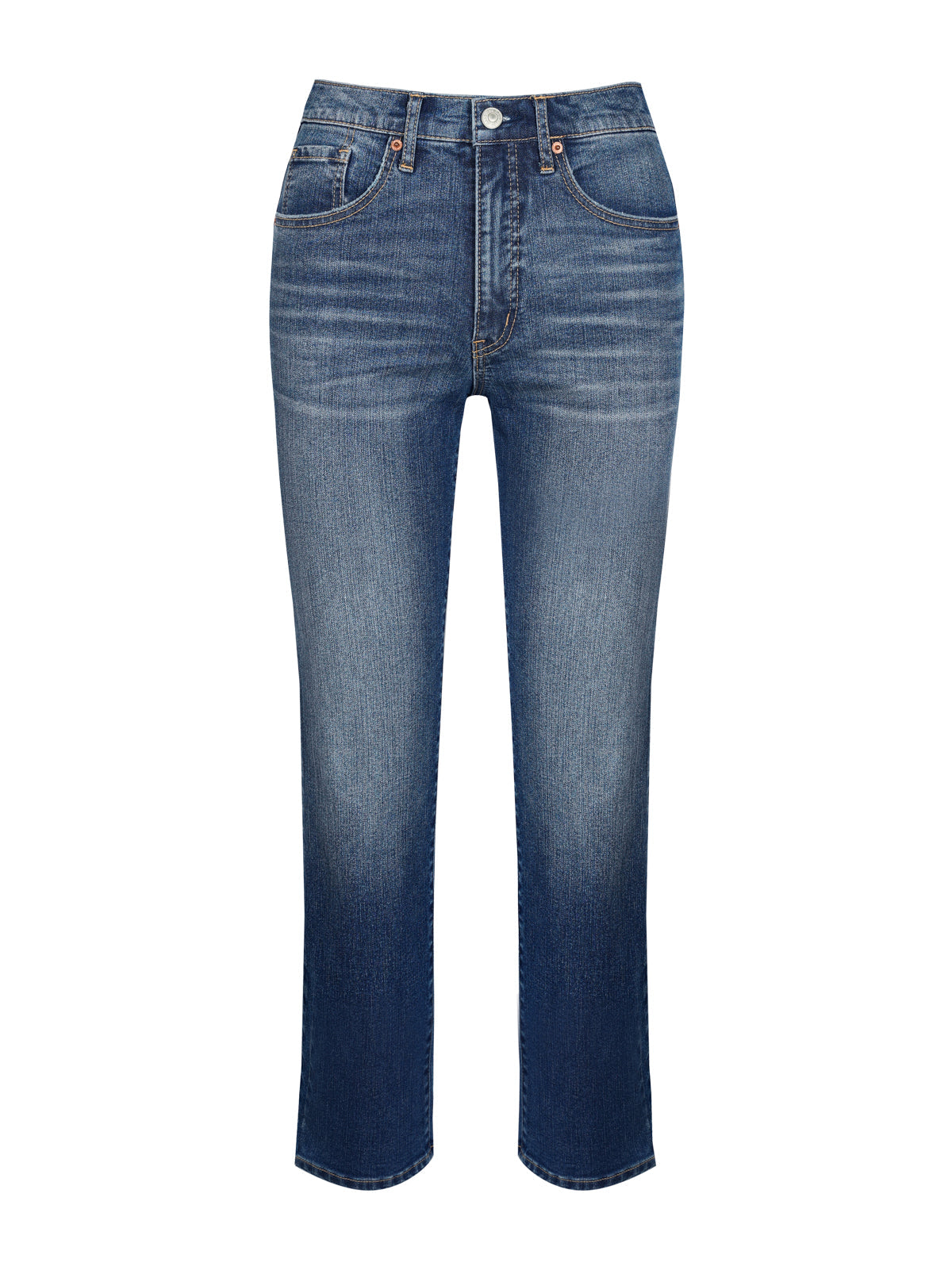 Jessica Simpson Women Harmony Straight High Rise Jean in Particles