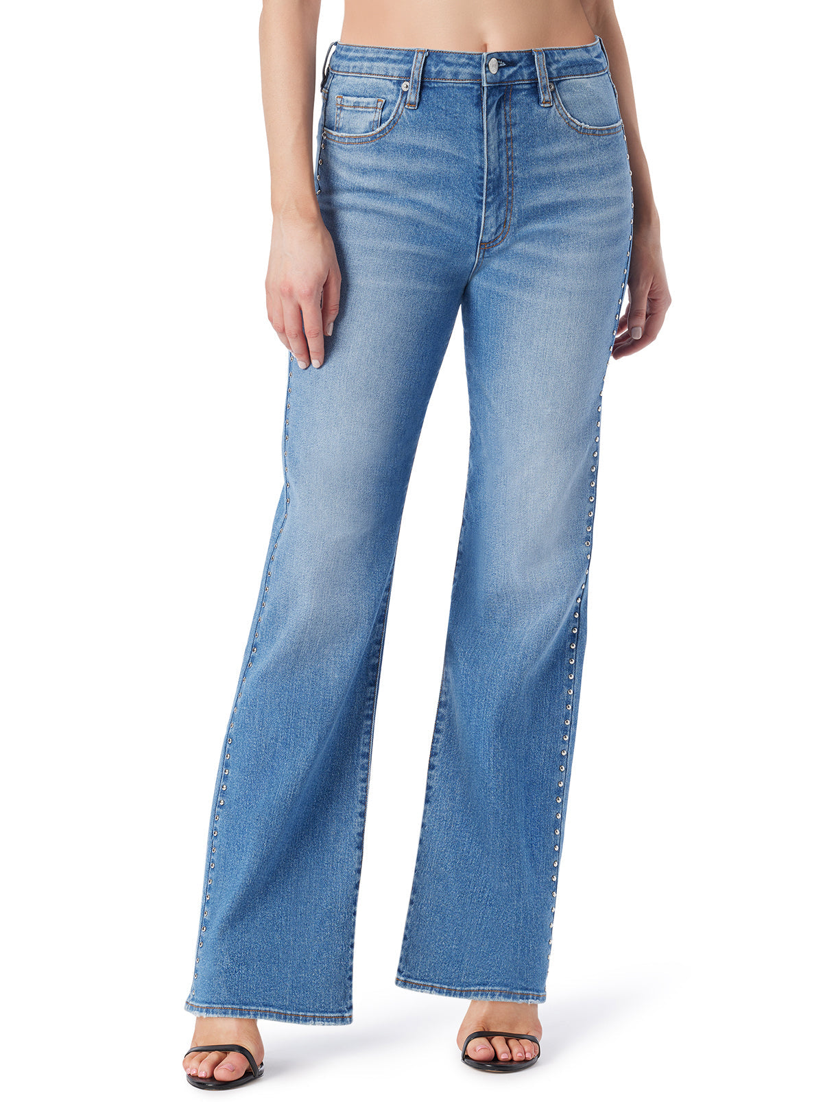 Jessica Simpson Women Rhythm Bootcut Jean in Runaway Studs