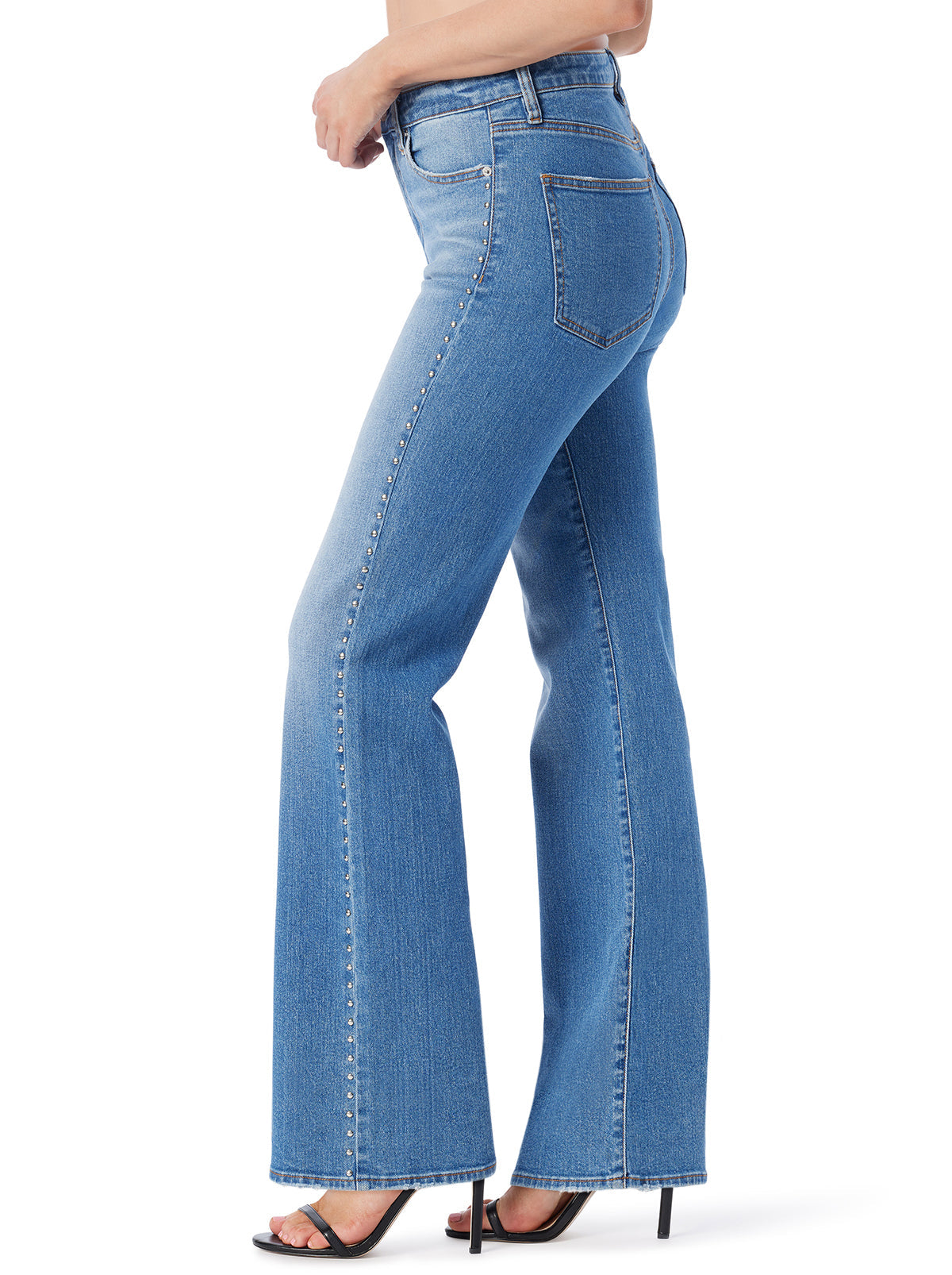 Jessica Simpson Women Rhythm Bootcut Jean in Runaway Studs