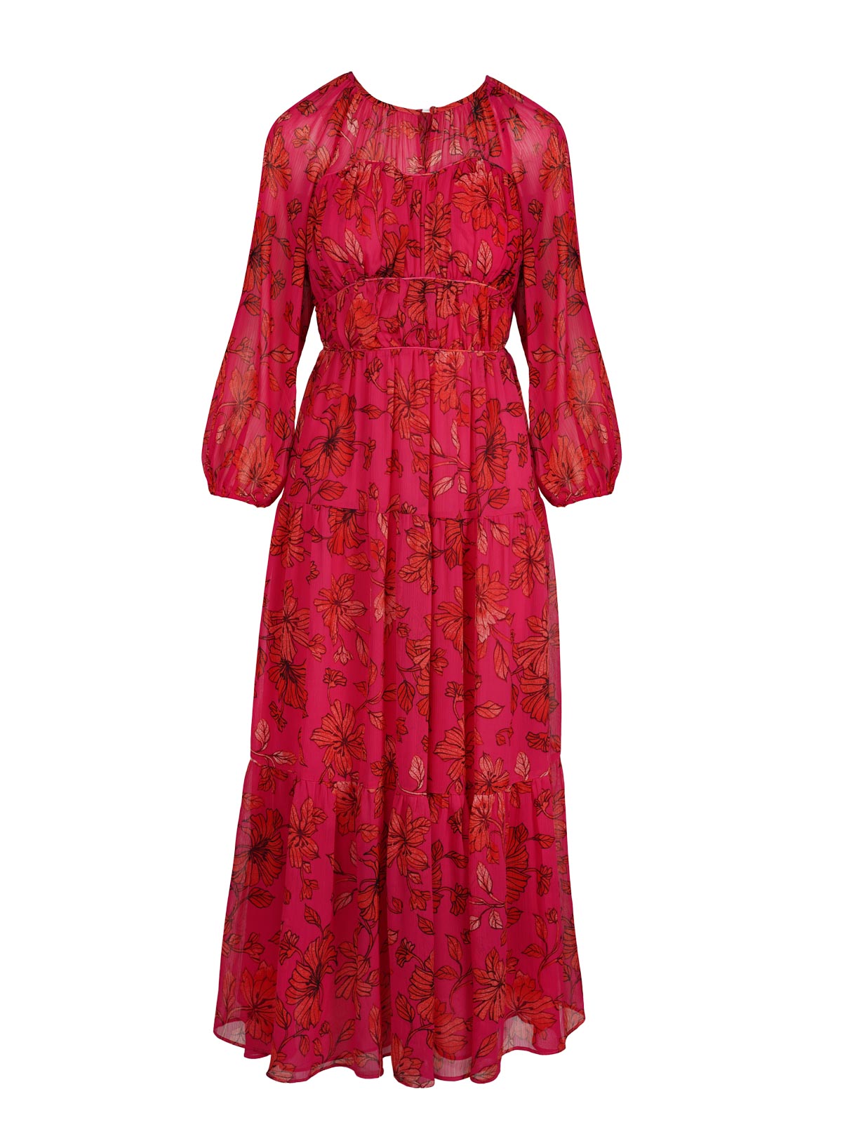Jessica Simpson Women Sasha Maxi Dress in Outlined Blossoms