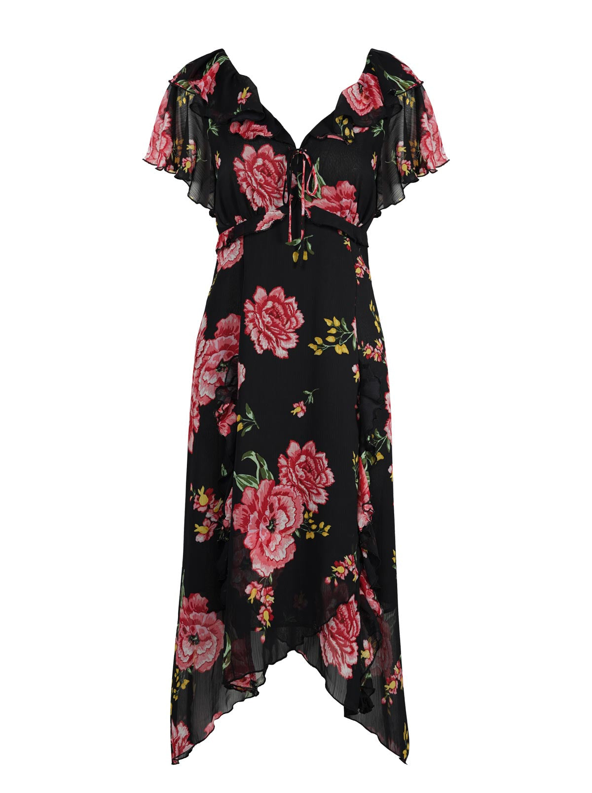 Jessica Simpson Women Maila Maxi Dress in Sketchy Roses