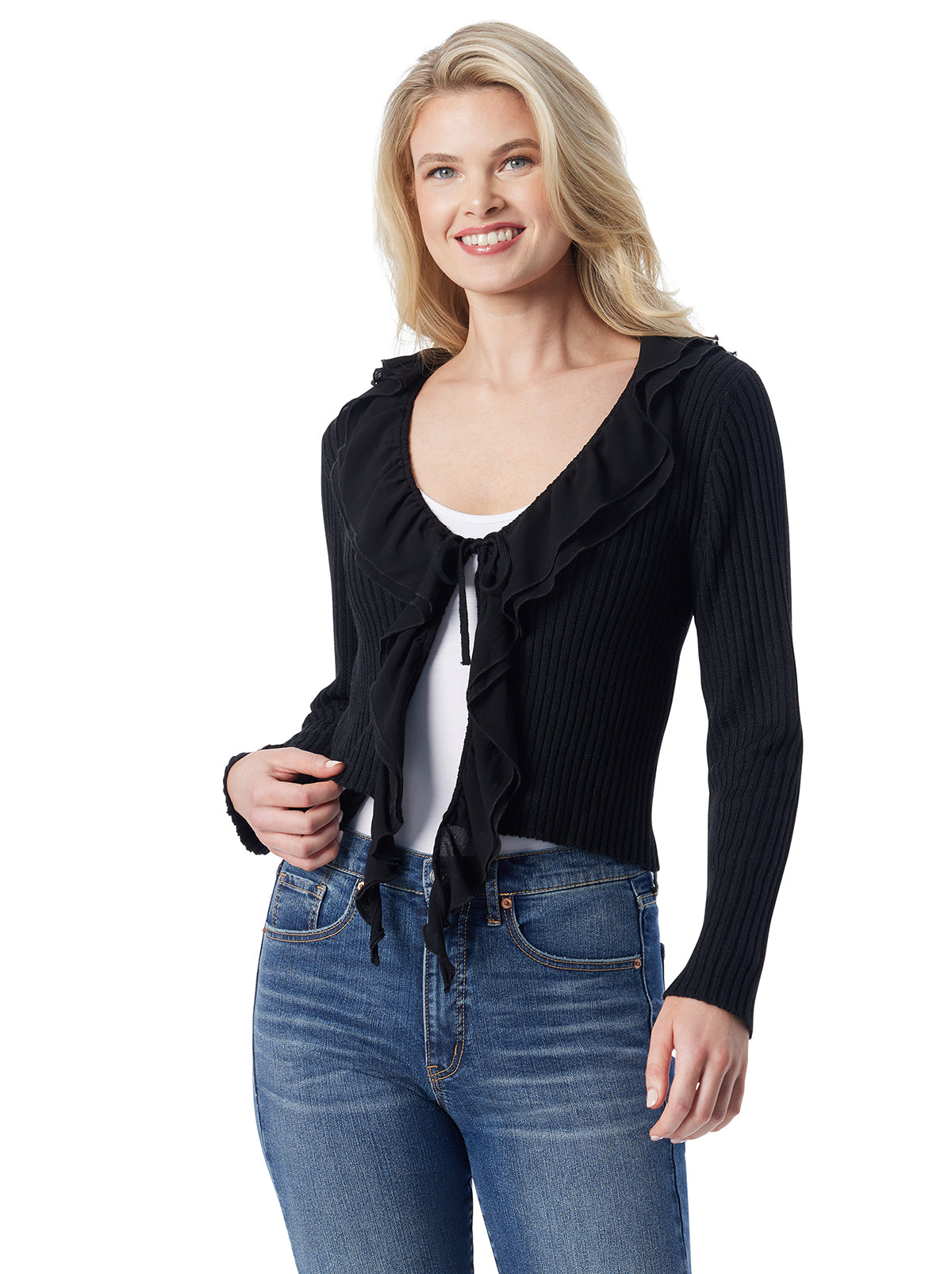 Jessica Simpson Women Aurier Cardi in Anthracite