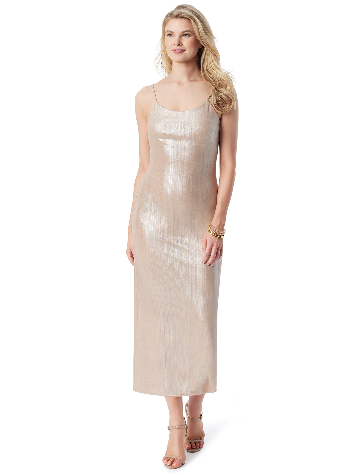 Jessica Simpson Women Aylin Slip Dress in Moonlight