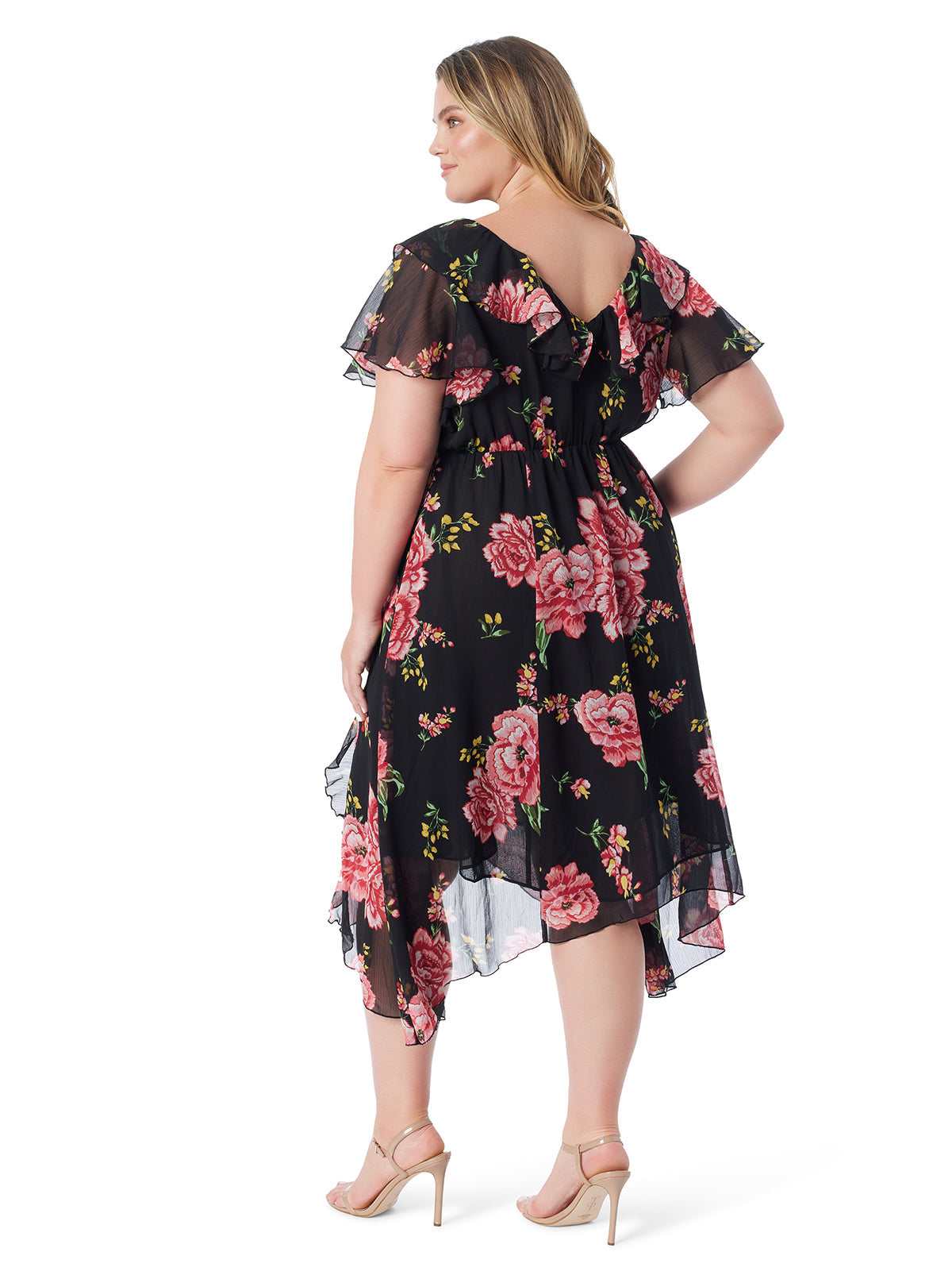 Jessica Simpson Women Elise Dress in Sketchy Roses