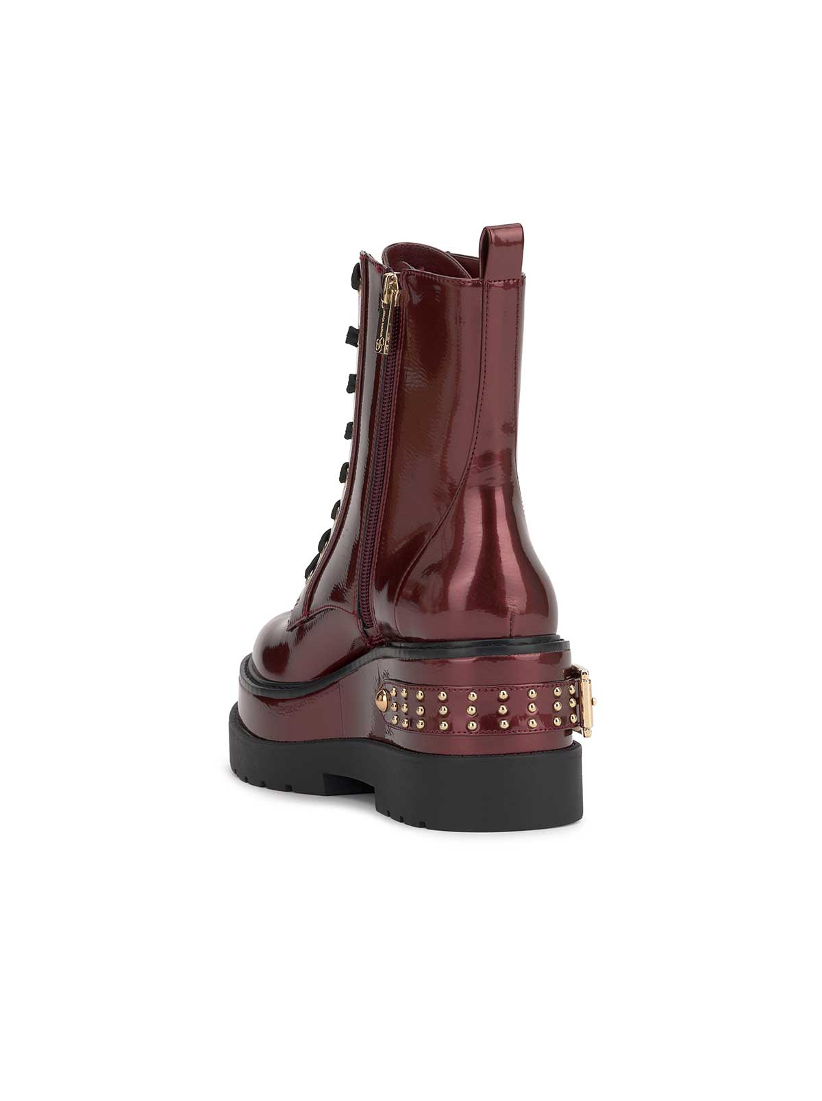 Jessica Simpson Women Imelda Combat Boot in Oxblood